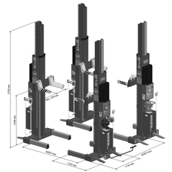 SIVIK ПГП-24000 Электрогидравлический подкатной подъемник