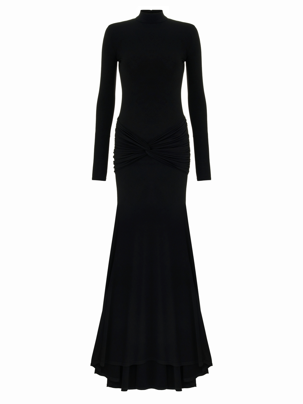 Платье Americano с длинным рукавом, черный