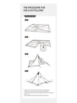 Палатка Naturehike Pyramid, 2-местная, бежевая