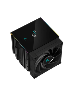DEEPCOOL AK620 DIGITAL LGA20XX/1700/1200/115X/AM5/AM4 (8шт/кор, TDP 260W, PWM, DUAL Fan 120mm, 6 тепл. трубок, черный) RET