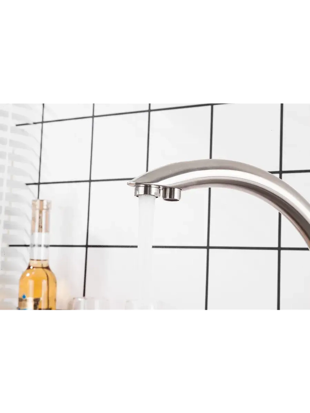Смеситель для кухни с подключением под фильтр FRAP F43899