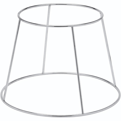 Подставка д/подноса с морепродук.;сталь нерж.;D=20/25,H=19см;металлич. (Цвет: серебристый)