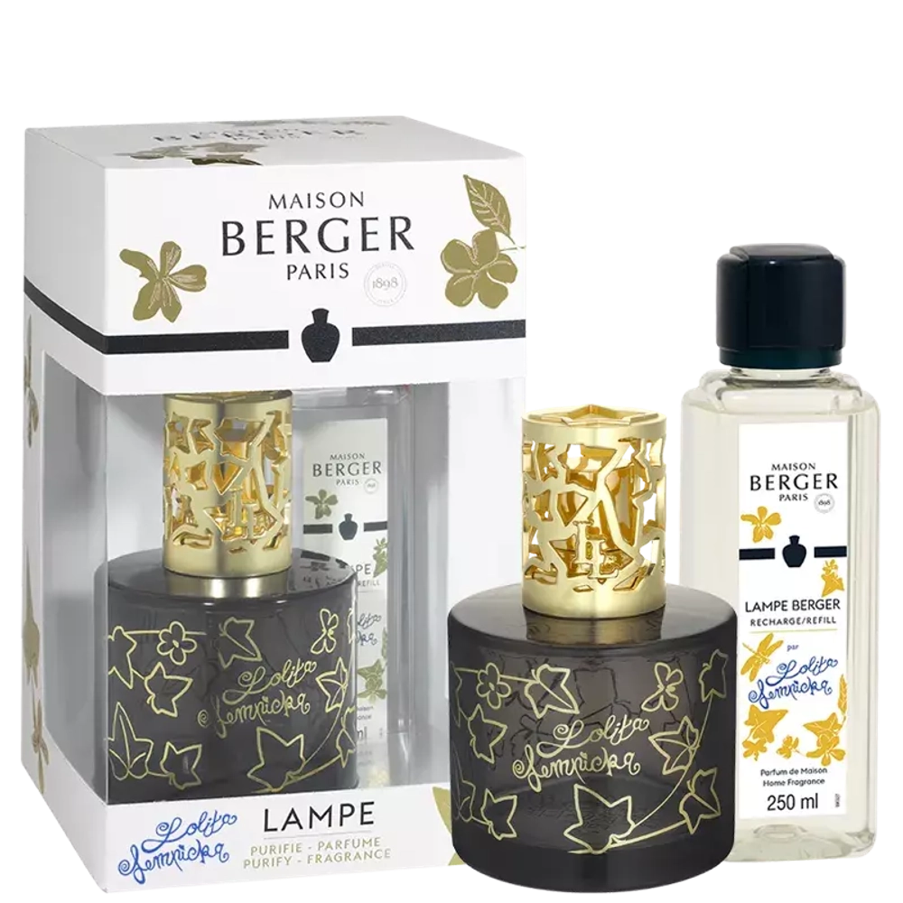 Maison Berger Paris - Набор ароматическая лампа Lolita черный + ароматическое масло Lolita Lempicka 250мл / артикул   EAN 3127290047526  / GTIN 3127290047526