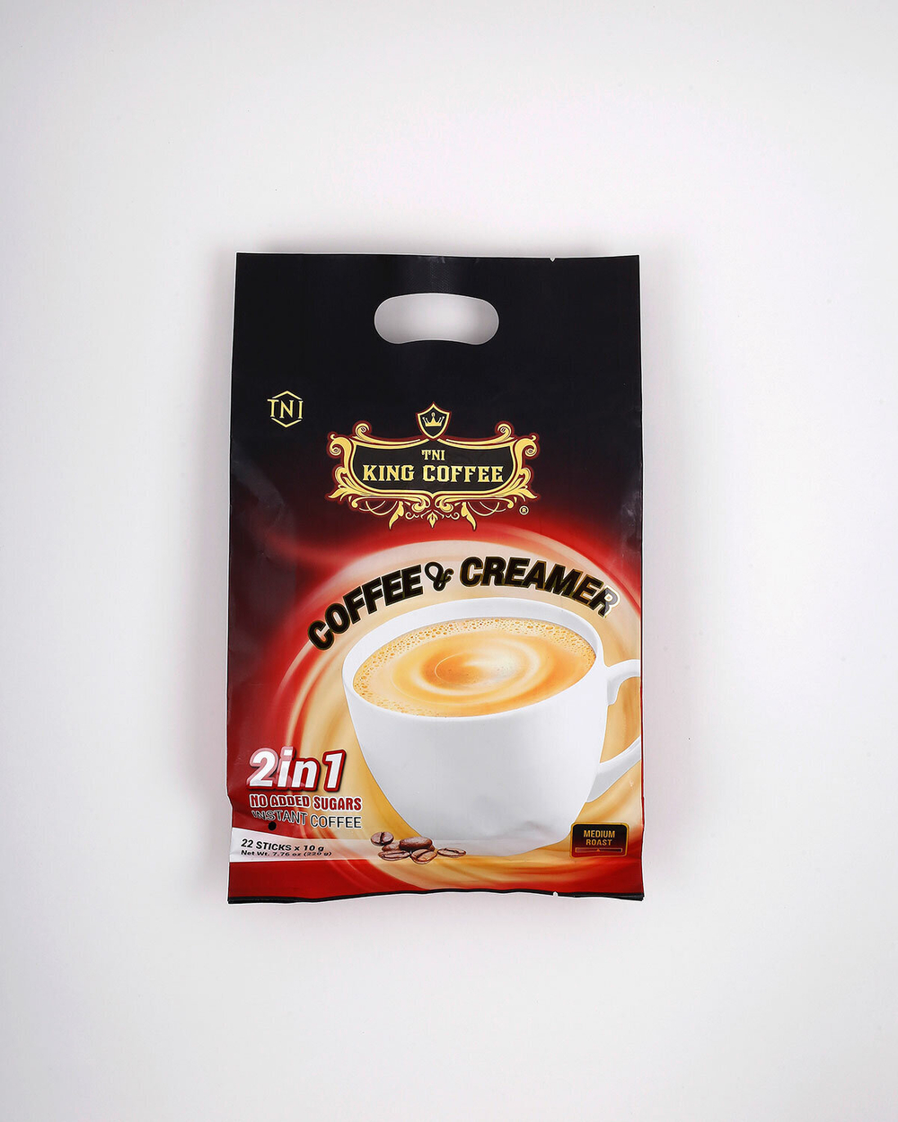 Растворимый вьетнамский кофе King Coffee and Creamer (кофе и сливки, 2 в 1), 22 пак.
