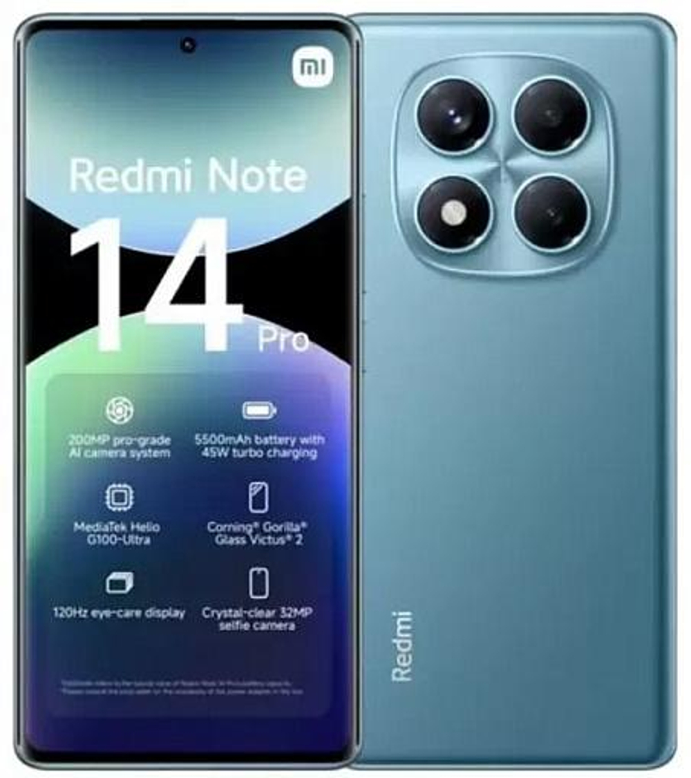 Xiaomi Redmi Note 14 Pro + 5G 12/256GB (Frost Blue)