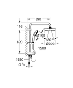 Душевая система Grohe New Tempesta Systems 27389002 Хром