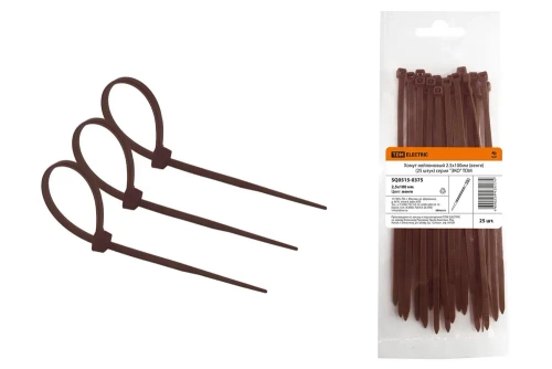 TDM Electric Хомут 2.5мм x 100мм, 25 шт., Нейлон