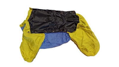 Комбинезон - Демисезонный (с подкладкой) 29 мальчик (обхват груди 63 - 69), голубой/салатовый