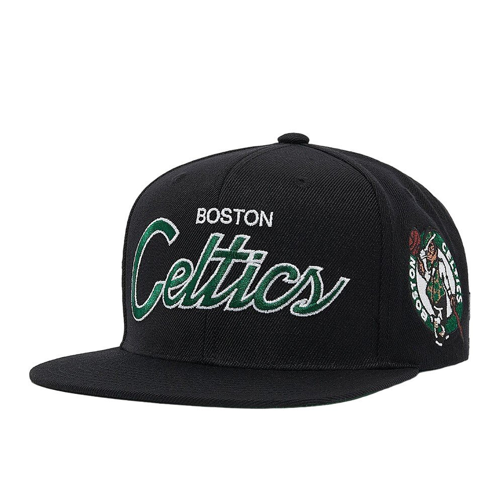 Кепка Mitchell&Ness NBA Team Script 2.0 Snapback Cap Boston Celtics Black