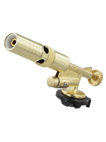 Газовая горелка с пьезоподжигом, латунь, до 1300 градусов