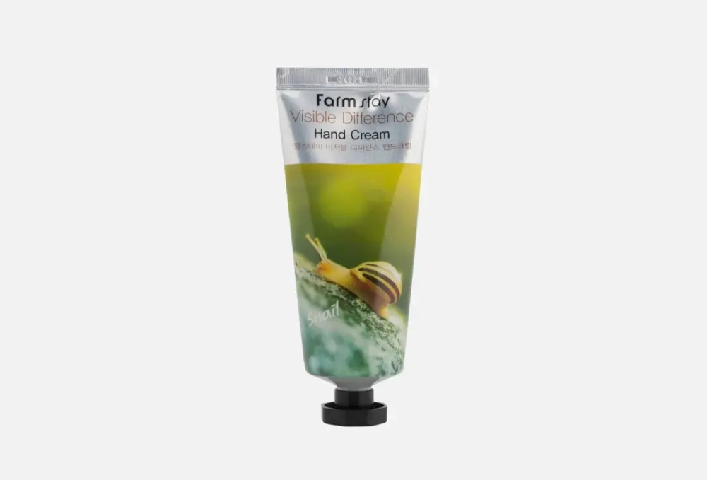 Farmstay Крем для рук с улиткой snail visible difference hand cream, 100 мл