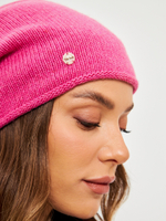 Шапка LACE удлиненная одинарная,с руликом с содержанием кашемира