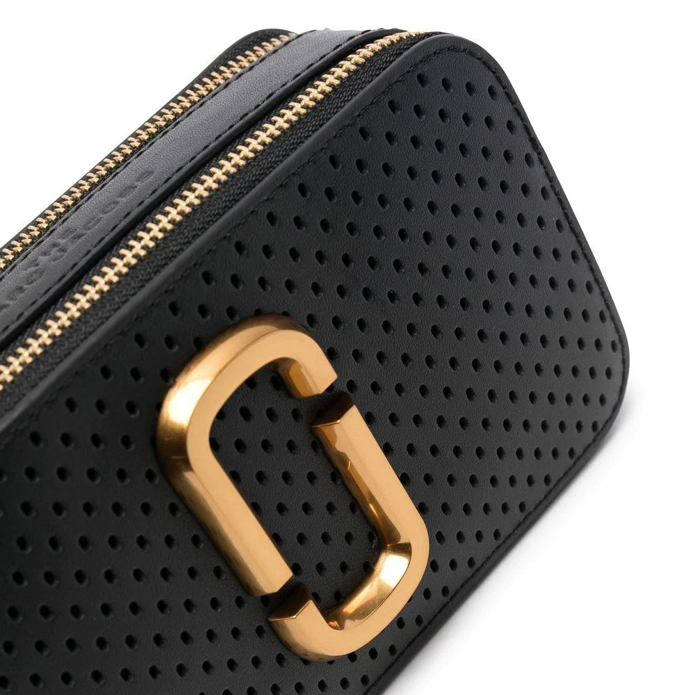 СУМКА MARC JACOBS THE PERFORATED SNAPSHOT BLACK