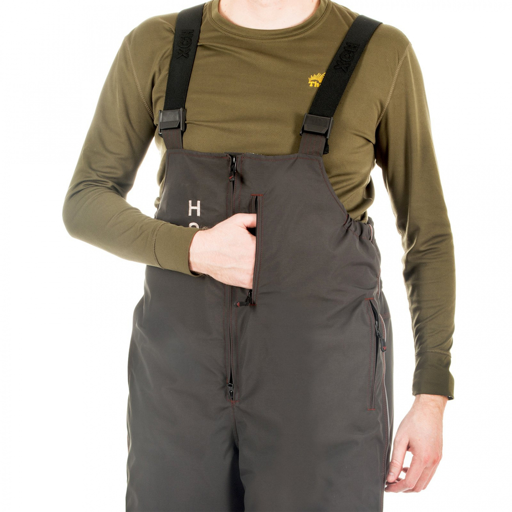 Зимний мужской костюм-поплавок ХСН Rescuer II NEW -45 (Hardguard) Махагон