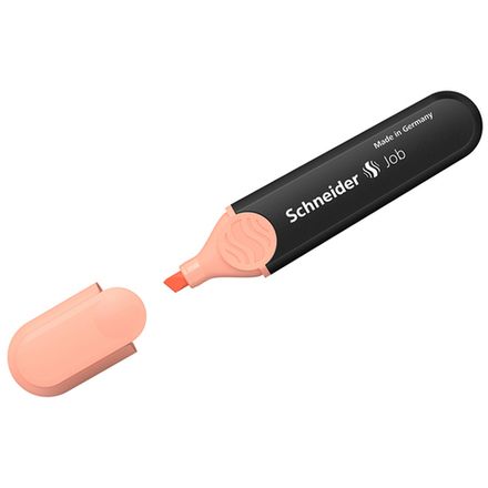 Выделитель текста 1-5мм, Schneider Job, пастельный персиковый