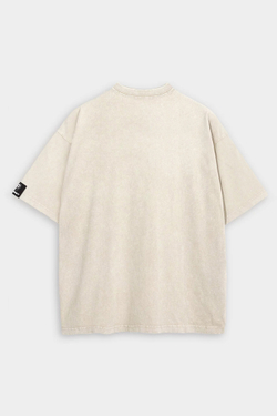 Футболка SHMOT "BLANK" GARMENT DYE Кремовый