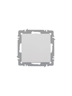 Выключатель 1-кл. СП Accent 6-101-01 10А IP20 250В AL/CU бел. Intro Б0063469