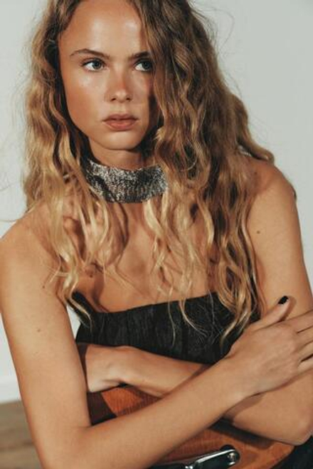 ZARA ЧОКЕР ИЗ МЕТАЛЛИЧЕСКОЙ СЕТКИ, СЕРЕБРИСТЫЙ