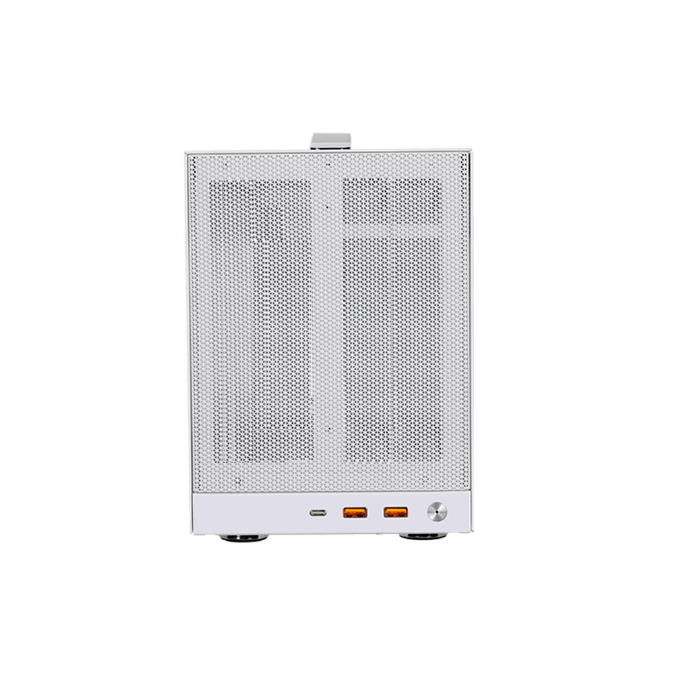 Корпус PCCooler K101 MESH WH 3F ITX 2xUSB3.0, 1xUSB-C, 3xFans, 1x3.5", 4x2.5" White