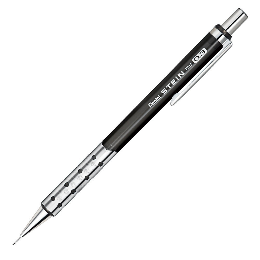 Pentel Stein P313 (черный) - купить механический карандаш 0,3 мм с доставкой по Москве, СПб и РФ