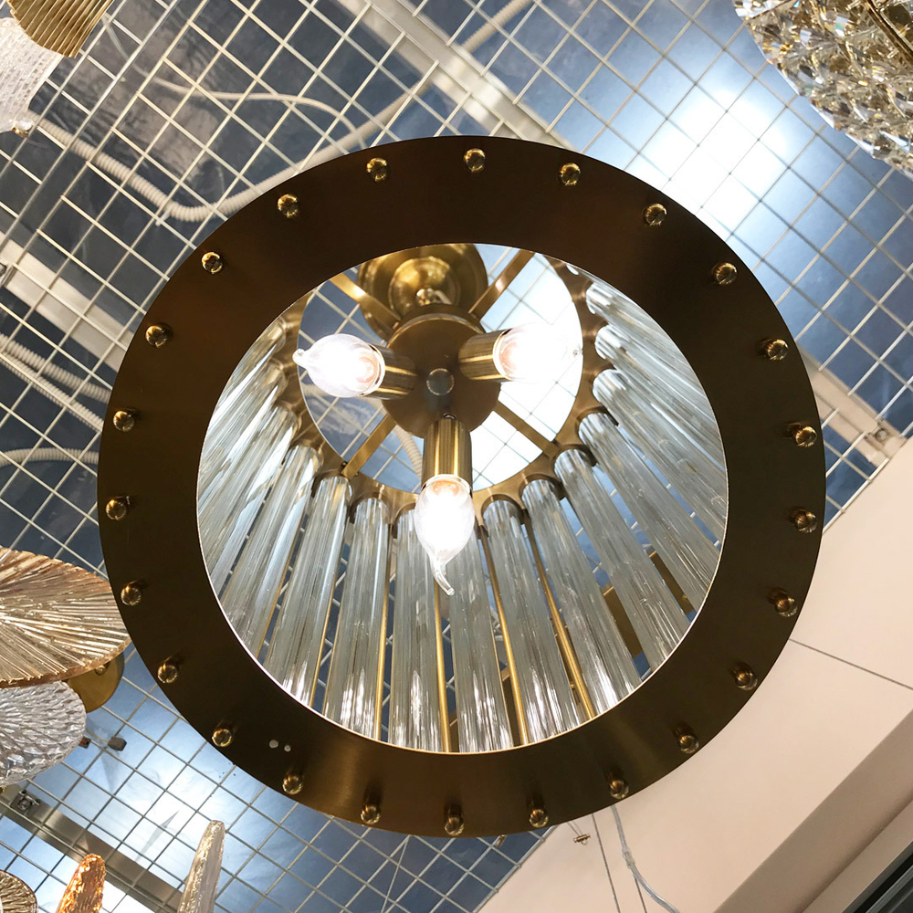 Подвесной светильник Cloyd RODERIC P3 / Ø29 см - латунь брашир. (арт.10640)