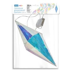 ULD-R506 3АА DIAMOND Светильник декоративный Брильянт. на батарейках 3AA не в-к. 100 светодиодов Белый свет. Цвет корпуса радужный. TM Uniel