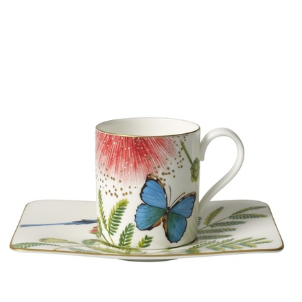 Villeroy & Boch Чашка с блюдцем Amazonia 210 мл для кофе 1035141300+1035141310