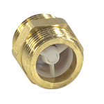 Ниппель латунь Ду 20 (3/4") со встроенным обратным клапаном НР R189V Giacomini R189VY004