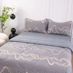 Комплект постельного белья Сатин с Одеялом 100% хлопок 160x80 на резинке OBR158