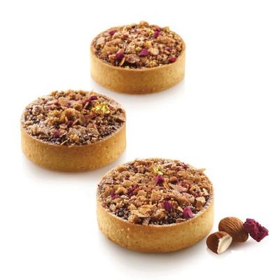 Набор форм Silikomart TARTE RING ROUND 70 мм, 8 шт Silikomart, Италия