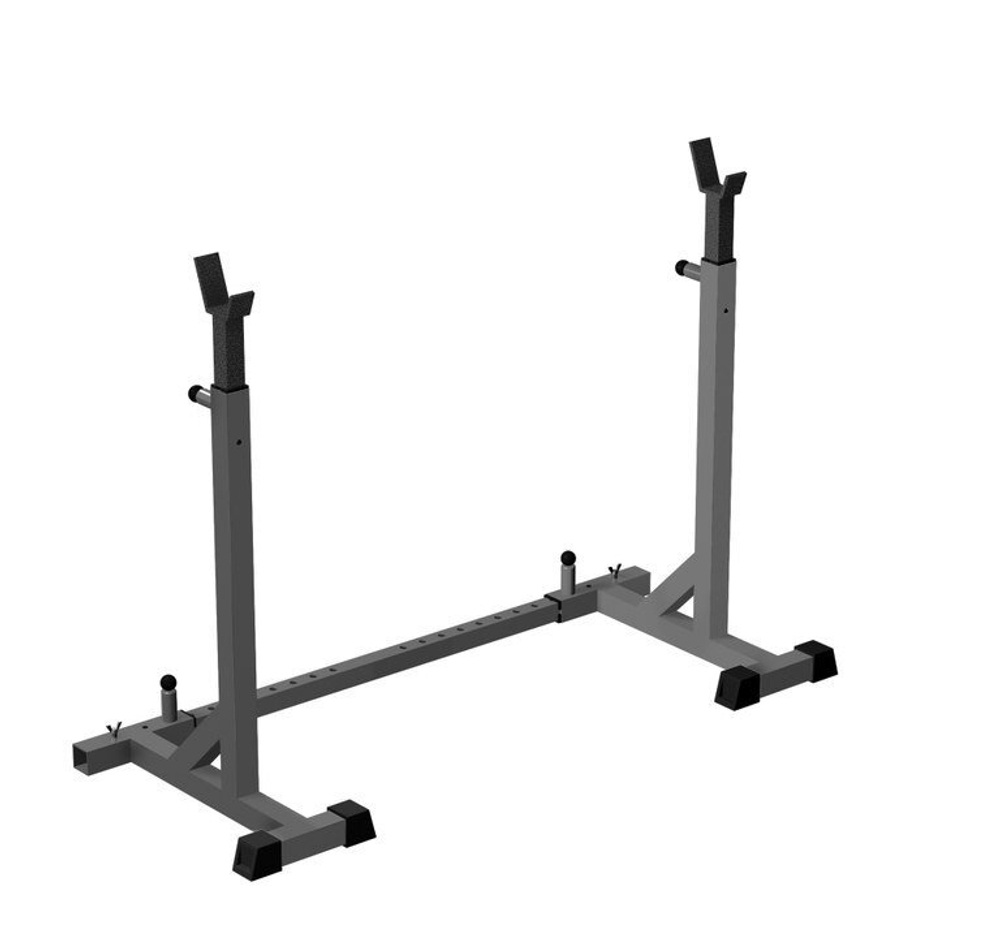Стойка для жима лежа и приседаний Серый