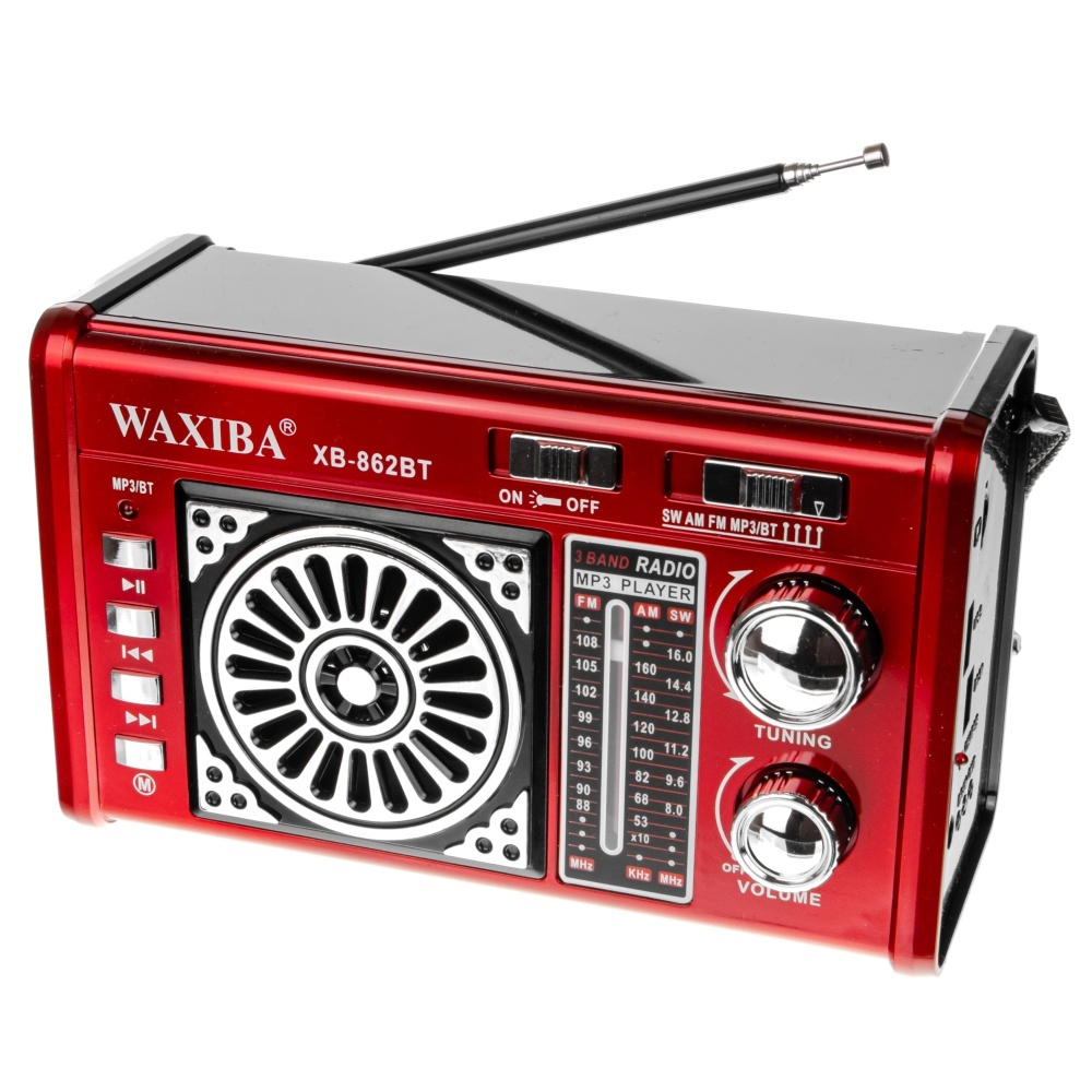 Радиоприемник с MP3 плеером и Bluetooth Waxiba XB-862BT