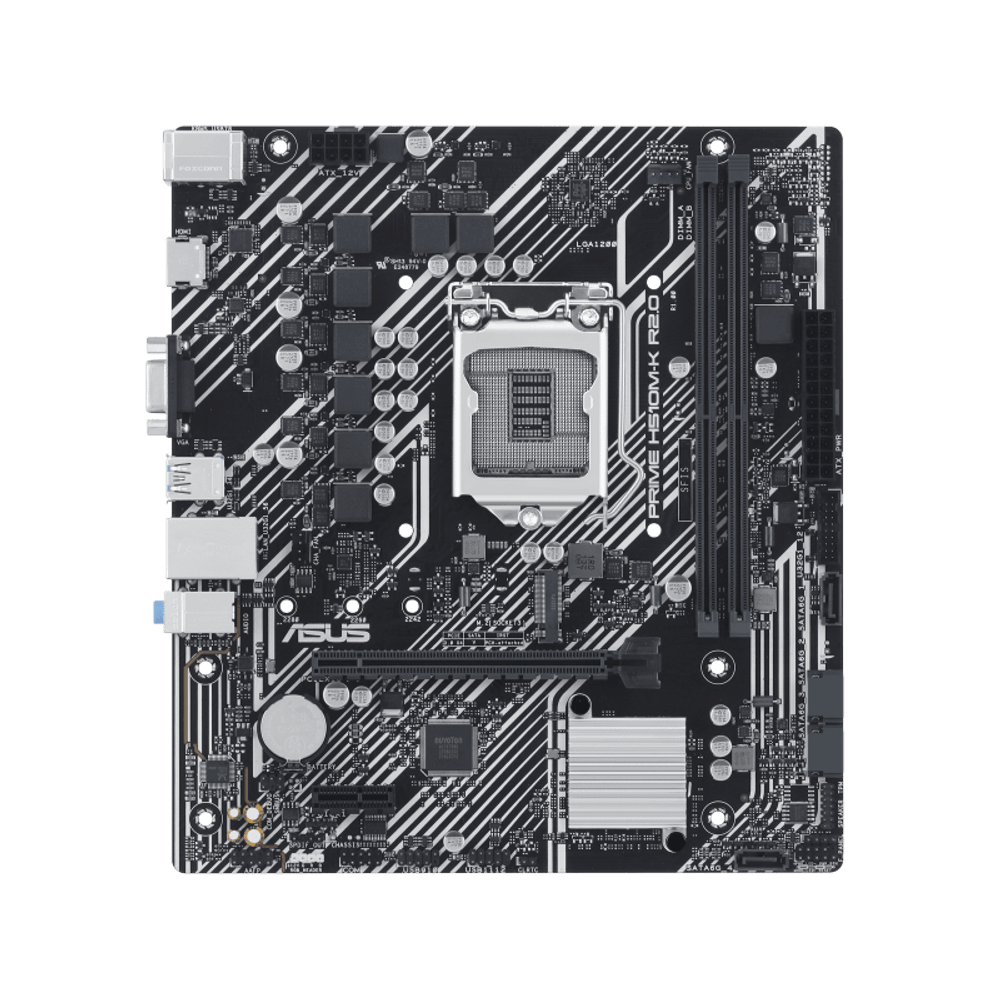Материнская плата ASUS PRIME H510M-K R2.0 LGA1200 2xDDR4 4xSATA3 1xM.2 D-Sub HDMI mATX