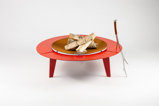 Чаша для костра Up!Flame STEEL CUP 850 UNIQ red