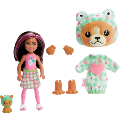 Barbie Cutie Reveal - кукла-лягушка Челси Пайз + питомец HRK29 / артикул   HRK27 HRK29  / GTIN 194735178735