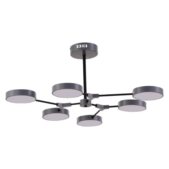 SLE6003-702-06 Светильник потолочный Серый, Черный/Серый LED 6*10W MONTA