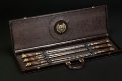 Подарочный набор шампуров в кейсе "Презент 3"