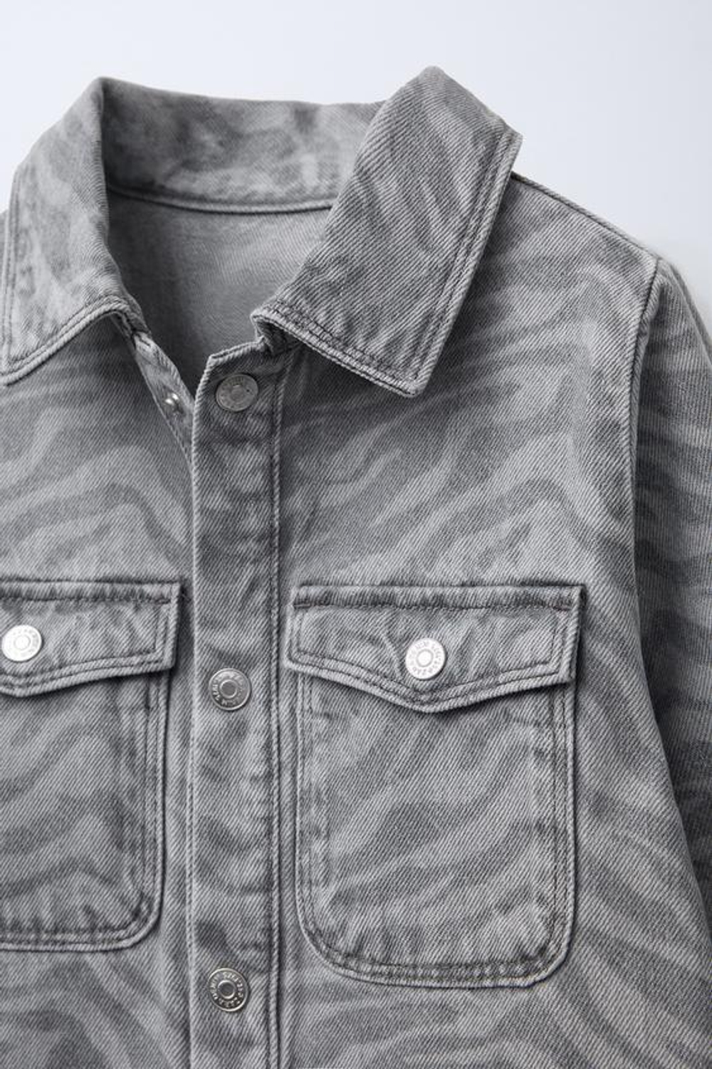 ZARA ПЛАТЬЕ С ПРИНТОМ «ЗЕБРА», СЕРЫЙ