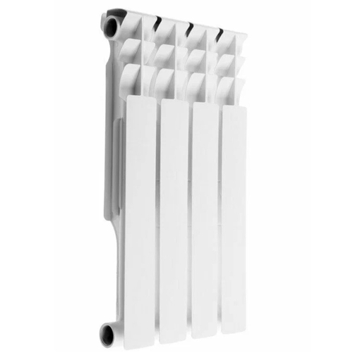 Радиатор биметаллический Ogint Plus BM 500 белый RAL 9016 4 секции