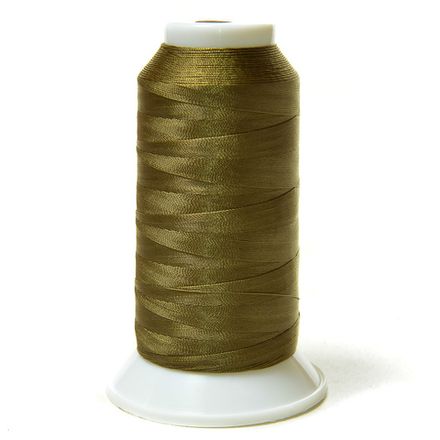 Нитки швейные капрон Russia 50к(60) 1000м, хаки [229]