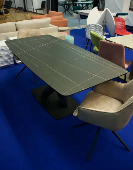 Стол Laurel 180х90 см черная керамика