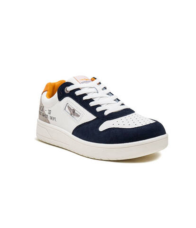 Кожаные кроссовки Aeronautica Militare - белый(SC235PL236)