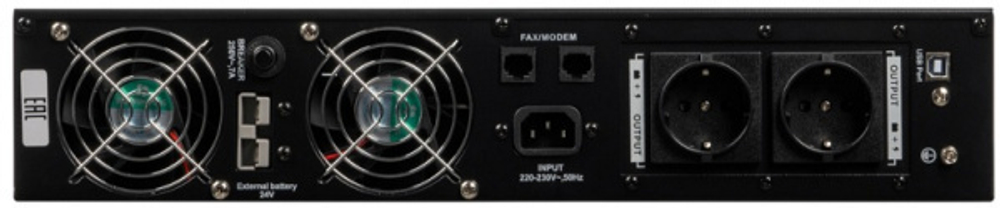 Источник бесперебойного питания Бастион RAPAN-UPS 3000-RACK-IN-4X9