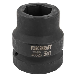 Головка ударная 1'', 26мм (6гр.) FORCEKRAFT FK-48526