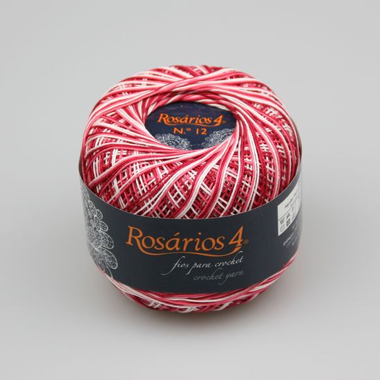 Пряжа ROSARIOS 4 Хлопок мерсеризованный принт № 12 (100% мерсеризованный хлопок)