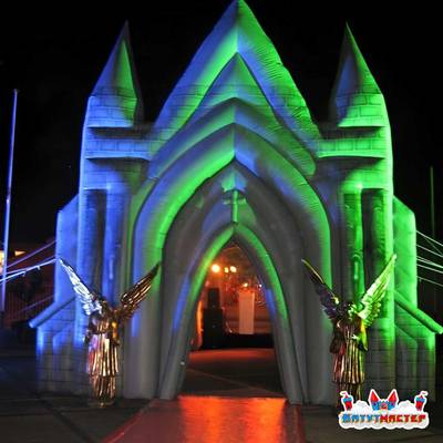 Надувной тоннель страха «Замок теней», 18×12×6,5 м