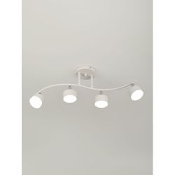 Светильник настенно-потолочный спот Rivoli Batty 7080-704 4хGX53 15 Вт поворотный | Споты-Подсветки