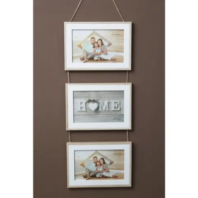 Фоторамка на 3 фото 10*15см «Dorothy « цвет бежевый