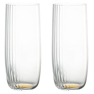 Набор стаканов alice в подарочной упаковке, 370 мл, золотистые, 2 шт.