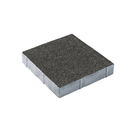 Тротуарная плитка КВАДРАТ 400х400 мм - Гранит Черный